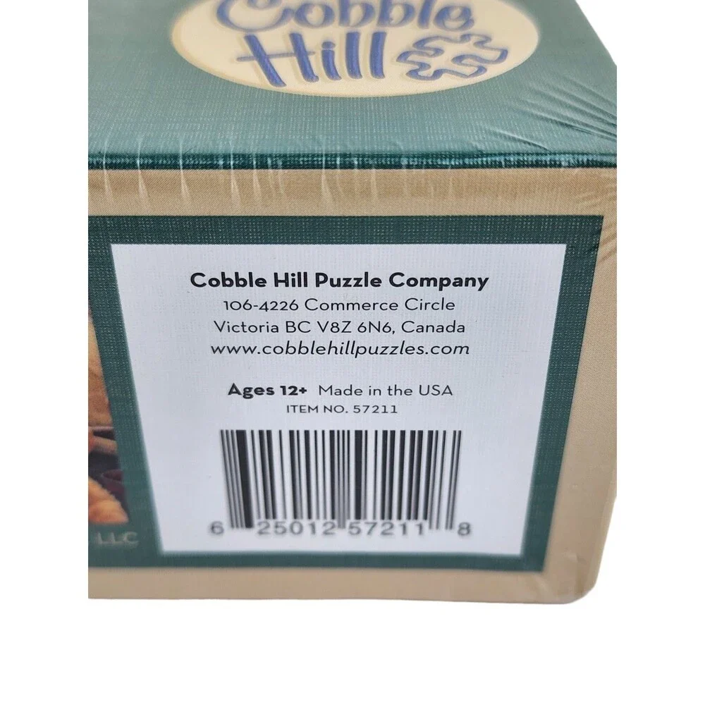 COBBLE HILL FARM 1000 Pieces Jigsaw Puzzle Dogs Truck Goldens New Sealed